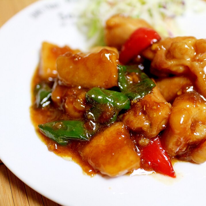 鶏肉と野菜のゆず照り焼き